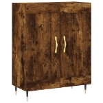 Credenza Rovere Fumo  69,5x34x180 cm in Legno Multistrato