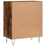 Credenza Rovere Fumo 57x35x70 cm in Legno Multistrato