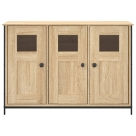 Credenza Rovere Sonoma 100x35x70 cm in Legno Multistrato