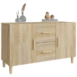 Credenza Rovere Sonoma 100x36x60 cm in Legno Multistrato