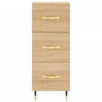 Credenza Rovere Sonoma 34,5x34x180 cm in Legno Multistrato