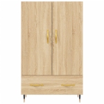 Credenza Rovere Sonoma 69,5x31x115 cm in Legno Multistrato