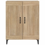 Credenza Rovere Sonoma 69,5x34x90 cm in Legno Multistrato