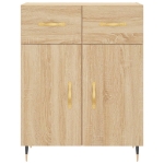 Credenza Rovere Sonoma 69,5x34x90 cm in Legno Multistrato