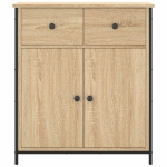 Credenza Rovere Sonoma 70x30x80 cm in Legno Multistrato