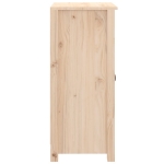 Credenze 2 pz 40x35x80 cm in Legno Massello di Pino