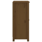 Credenze 2 pz Miele 40x35x80 cm in Legno Massello di Pino