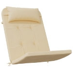 Cuscini per Sedia Adirondack 2 pz Beige in Tessuto Oxford