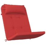 Cuscini per Sedia Adirondack 2 pz Rosso in Tessuto Oxford