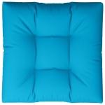 Cuscino per Pallet Blu 80x80x12 cm in Tessuto