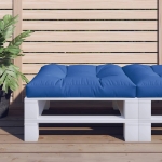 Cuscino per Pallet Blu Reale 70x70x12 cm in Tessuto