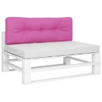 Cuscino per Pallet Rosa 120x40x12 cm in Tessuto