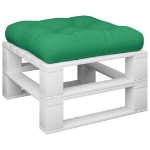 Cuscino per Pallet Verde 60x60x12 cm in Tessuto