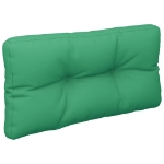 Cuscino per Pallet Verde 70x40x12 cm in Tessuto