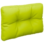 Cuscino per Pallet Verde Brillante 50x40x12 cm in Tessuto