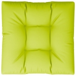 Cuscino per Pallet Verde Brillante 70x70x12 cm in Tessuto