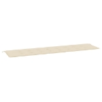 Cuscino per Panca Beige 200x50x3 cm in Tessuto Oxford