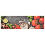 Tappeto da Cucina Lavabile Verdure 45x150 cm Velluto