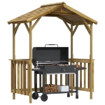 Capanno per Barbecue 163,5x93x210 cm in Pino Impregnato