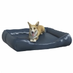 Cuccia per Cani Blu Scuro 105x80x25 cm Similpelle