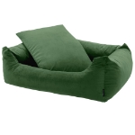 Madison Letto per Cani Velvet 100x80x25 cm Verde