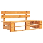 Set Divani in Pallet con Cuscini 6 pz in Pino Impregnato Miele