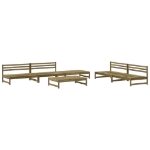 Set Salotto da Giardino 6 pz in Legno Impregnato di Pino