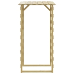 Pergola con Tetto 100x90x200 cm in Legno di Pino Impregnato