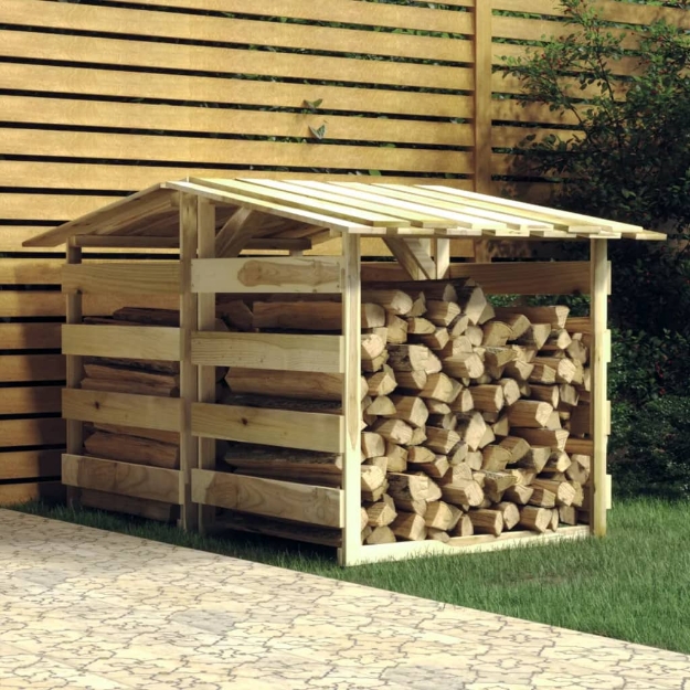 Pergole con Tetto 2 pz 100x90x100 cm Legno di Pino Impregnato