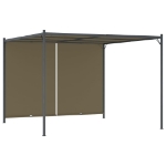 Gazebo da Giardino con Tetto Retrattile 3x3 m Talpa 180 g/m²