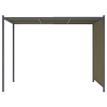 Gazebo da Giardino con Tetto Retrattile 3x3 m Talpa 180 g/m²