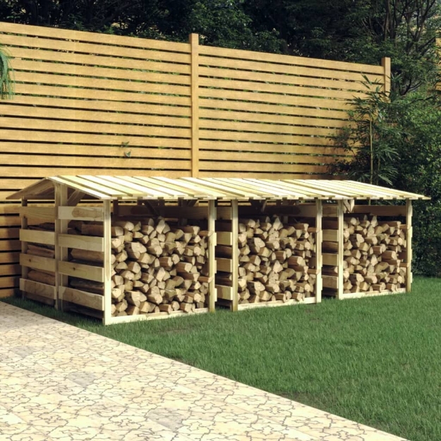 Pergole con Tetto 6 pz 100x90x100 cm Legno di Pino Impregnato