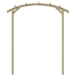 Pergola da Giardino Legno di Pino Impregnato 180x210x40 cm