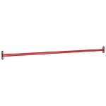 Sbarre da Gioco 3 pz 125 cm in Acciaio Rosso