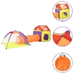 Tenda da Gioco Bambini 250 Palline Multicolore 338x123x111 cm