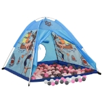 Tenda da Gioco per Bambini Blu con 250 Palline 120x120x90 cm