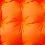 Materasso Campeggio Autogonfiabile Cuscini 1 Persona Arancio