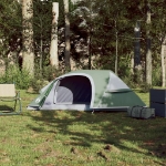 Tenda da Campeggio a Cupola per 1 Persona Verde Impermeabile