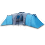 Tenda da Campeggio a Cupola per 12 Persone Blu Impermeabile