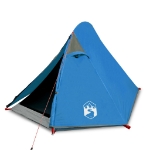 Tenda da Campeggio a Cupola per 2 Persone Blu Impermeabile