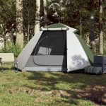 Tenda da Campeggio a Cupola per 2 Persone Verde Impermeabile