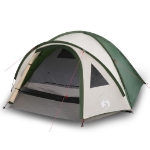 Tenda da Campeggio a Cupola per 4 Persone Verde Impermeabile