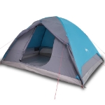 Tenda da Campeggio a Cupola per 6 Persone Blu Impermeabile