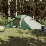 Tenda da Campeggio a Cupola per 6 Persone Verde Impermeabile