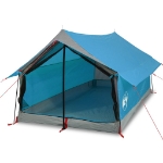 Tenda da Campeggio per 2 Persone Blu Impermeabile