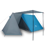 Tenda da Campeggio per 3 Persone Blu Impermeabile