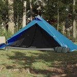 Tenda da Campeggio Tipi per 1 Persona Blu Impermeabile