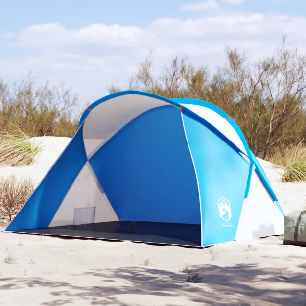 Tenda da Spiaggia Pop-Up Azzurra Impermeabile