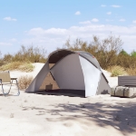 Tenda da Spiaggia Pop-Up Grigia Impermeabile