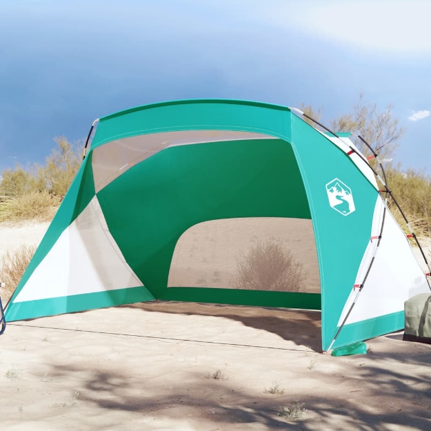 Tenda da Spiaggia Verde 274x178x170/148 cm in Poliestere 185T